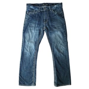 Men's BLACK Low Rise Boot Cut Jeans